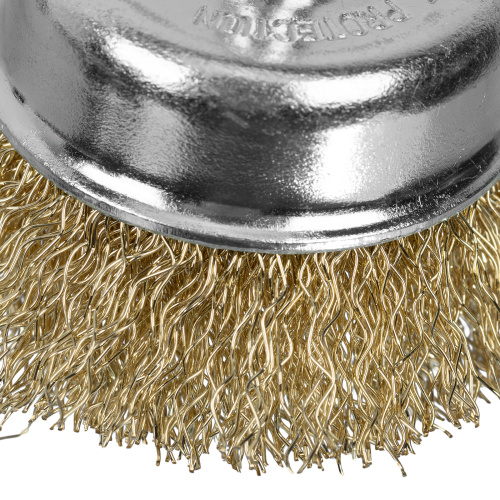 Набор щеток для дрели, 3 шт, 1 плоская, 65 мм, 50 мм "чашка", ручная металлическая Matrix по ценам производителя в Екатеринбурге с доставкой по всей России