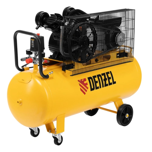 Компрессор воздушный BCV2200/100, ременный привод, 2.2 кВт, 100 литров, 370 л/мин Denzel по ценам производителя в Екатеринбурге с доставкой по всей России