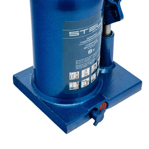 Домкрат гидравлический бутылочный телескопический, 6 т, H подъема 170-420 мм Stels по ценам производителя в Екатеринбурге с доставкой по всей России