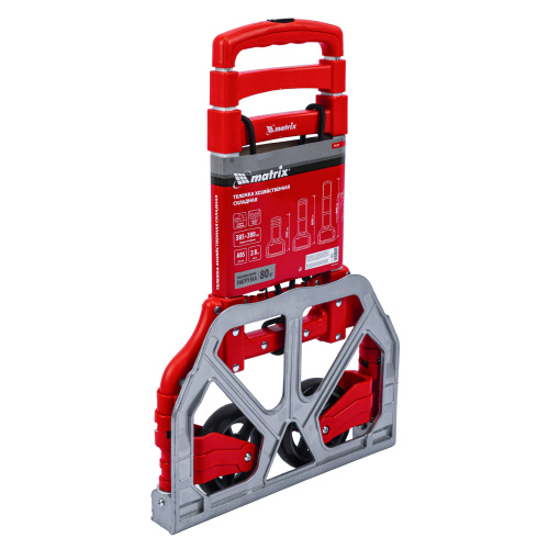 Тележка хозяйственная, складная, 2 колесная, грузоподъемность 70 кг Matrix по ценам производителя в Екатеринбурге с доставкой по всей России