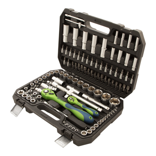 Набор инструментов 108 предметов, CrV, 1/2", 1/4" Сибртех по ценам производителя в Екатеринбурге с доставкой по всей России