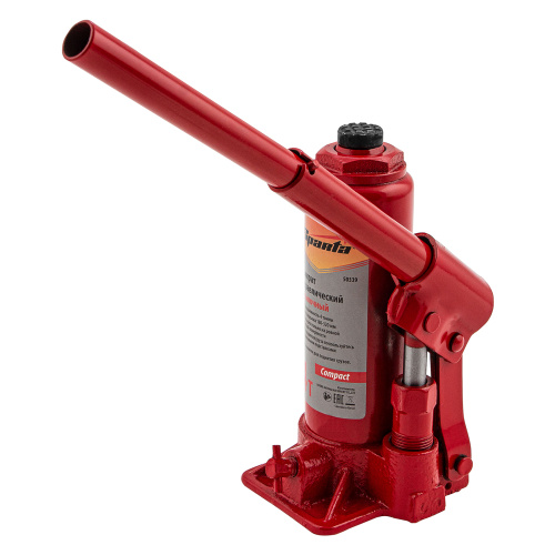 Домкрат гидравлический бутылочный, 4 т, h подъема 180–320 мм Sparta Compact по ценам производителя в Екатеринбурге с доставкой по всей России
