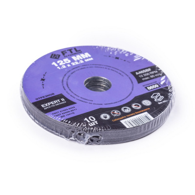Круг отрезной по металлу FTL Expert II 125 х 1,2 х 22,2 мм A46SBF по ценам производителя в Екатеринбурге с доставкой по всей России