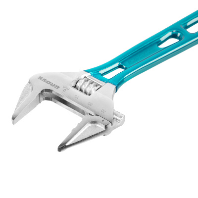 Ключ разводной 200 мм, CrV, облегченный Gross по ценам производителя в Екатеринбурге с доставкой по всей России