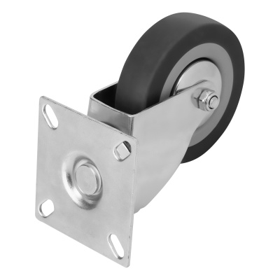 Колесо поворотное D 75 мм, крепление  платформенное Сибртех по ценам производителя в Екатеринбурге с доставкой по всей России