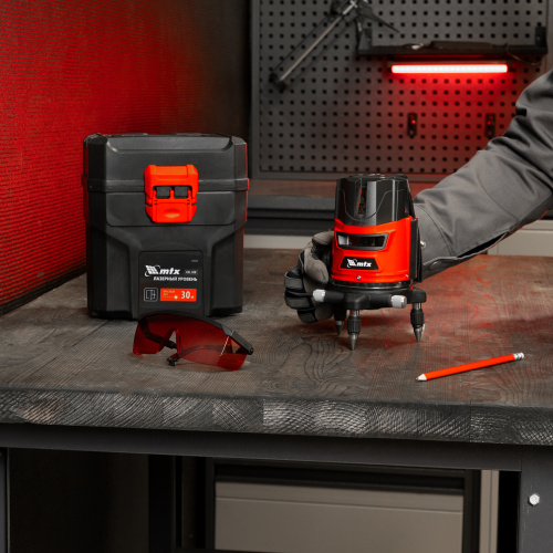 Лазерный уровень CRL-30R, 30 м, красный луч, батарейки, резьба 5/8" MTX по ценам производителя в Екатеринбурге с доставкой по всей России