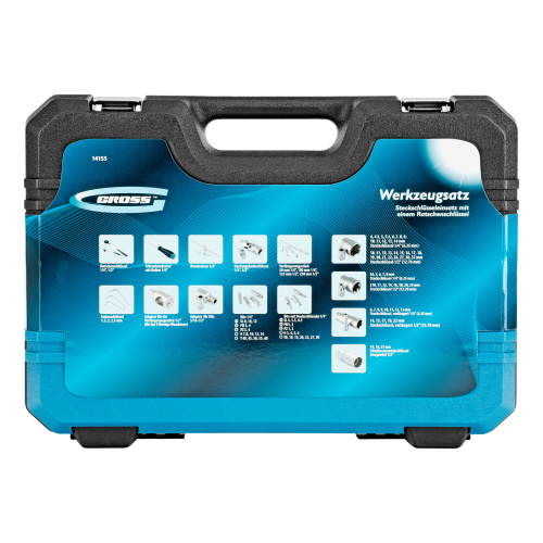 Набор инструментов, 1/4", 1/2", CrV, 120 зубьев, 109 предметов Gross по ценам производителя в Екатеринбурге с доставкой по всей России