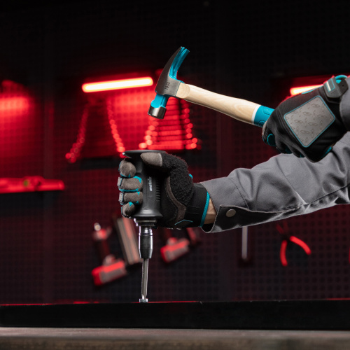 Отвертка ударно-поворотная 1/2, набор бит, 6 шт, черная ручка Профи, пластиковый бокс Matrix по ценам производителя в Екатеринбурге с доставкой по всей России