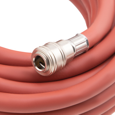 Шланг пневматический резиновый, 10 x 16 мм, 24 бар, армированный, быстросъемное соединение, 10 м Stels по ценам производителя в Екатеринбурге с доставкой по всей России