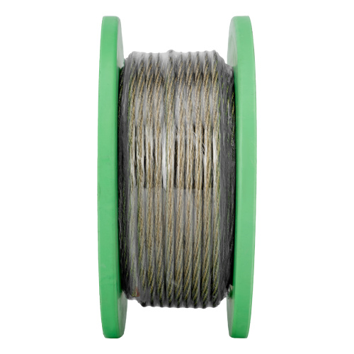 Трос металлополимерный прозрачный ПР-5.0, толщина 5.0 мм, катушка 50 метров Сибртех по ценам производителя в Екатеринбурге с доставкой по всей России