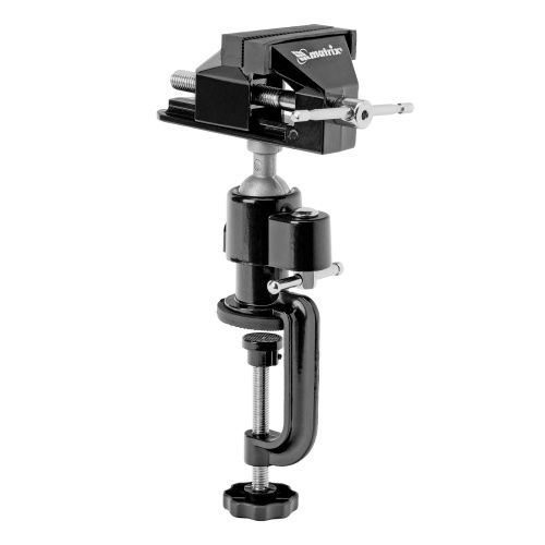Тиски настольные, многофункциональные, сменная насадка, хомут для дрели, шарнирный механизм, 70 мм Matrix по ценам производителя в Екатеринбурге с доставкой по всей России