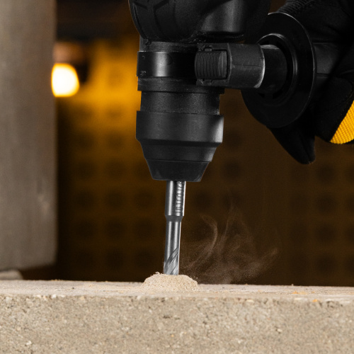 Бур по бетону, цельная крестовая пластина, 8x115 мм, SDS PLUS Denzel по ценам производителя в Екатеринбурге с доставкой по всей России