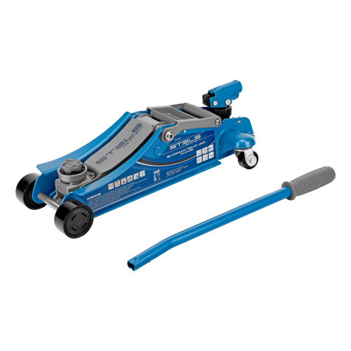 Домкрат гидравлический подкатной, поворотная рукоятка, 2 т, Low Profile, 100-350 мм Stels по ценам производителя в Екатеринбурге с доставкой по всей России