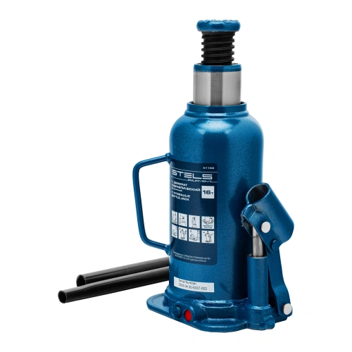 Домкрат гидравлический бутылочный, 16 т, h подъема 227-457 мм Stels по ценам производителя в Екатеринбурге с доставкой по всей России