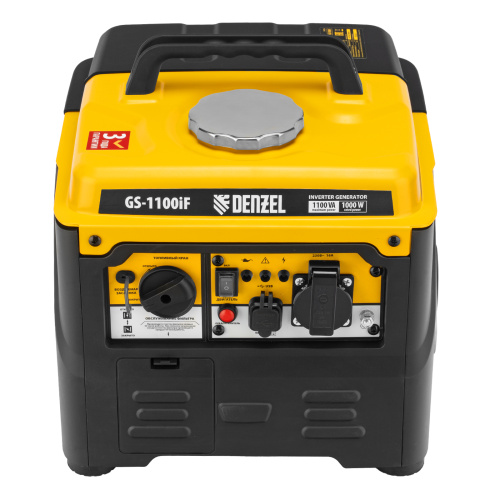 Генератор инверторный GS-1100iF, 1,1 кВт, 230 В, ручной старт DENZEL по ценам производителя в Екатеринбурге с доставкой по всей России
