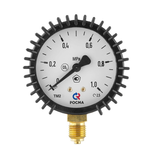 Манометр 1,0 МПа, ⌀63 мм, G1/4, углекислота по ценам производителя в Екатеринбурге с доставкой по всей России