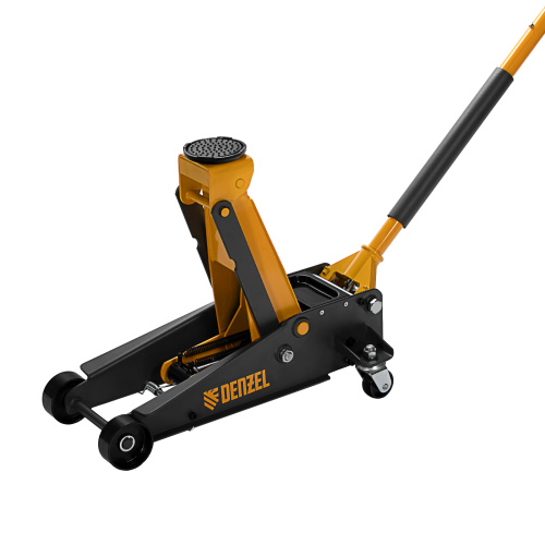 Домкрат гидравлический подкатной 3 т, с фиксатором, быстрый подъем, 135-480 мм, профессиональный Denzel по ценам производителя в Екатеринбурге с доставкой по всей России