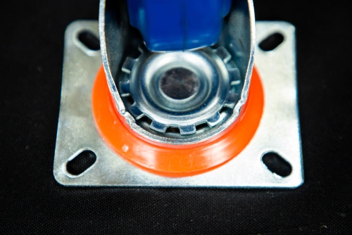 Колесо поворотное резина SRCLb 42 100 мм с тормозом (N) по ценам производителя в Екатеринбурге с доставкой по всей России