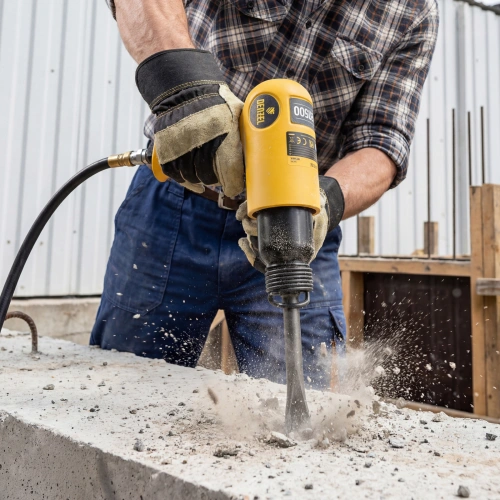 Пневматический молоток НР4500 + набор насадок, 113 л/мин, 4500 уд/мин Denzel по ценам производителя в Екатеринбурге с доставкой по всей России