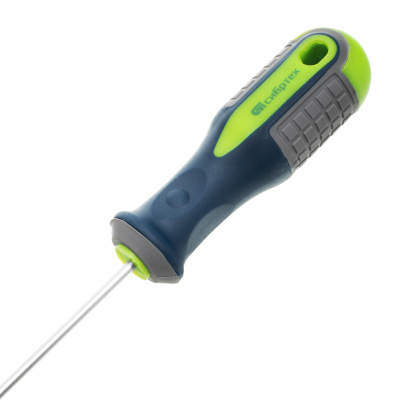 Отвертка, SL3 х 80 мм, CrV, трехкомпонентная рукоятка Сибртех по ценам производителя в Екатеринбурге с доставкой по всей России