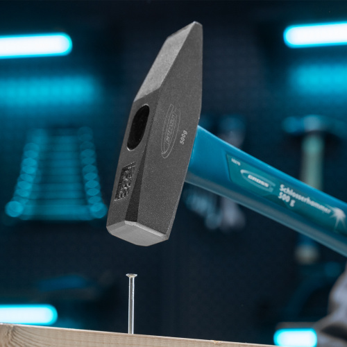 Молоток слесарный, 500 г, квадратный боек, фибергласовая обрезиненная рукоятка Gross по ценам производителя в Екатеринбурге с доставкой по всей России