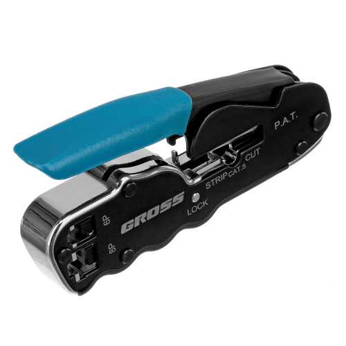 Клещи для обжима телефонных и компьютерных клемм RJ45, 8P и RJ11/12, 6P, компактный размер, CAT5 Gross по ценам производителя в Екатеринбурге с доставкой по всей России