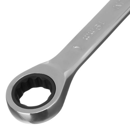 Ключ комбинированный трещоточный, 19 мм, CrV, зеркальный хром Matrix Professional по ценам производителя в Екатеринбурге с доставкой по всей России