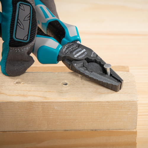 Плоскогубцы комбинированные 165 мм, трехкомпонентные рукоятки Gross по ценам производителя в Екатеринбурге с доставкой по всей России