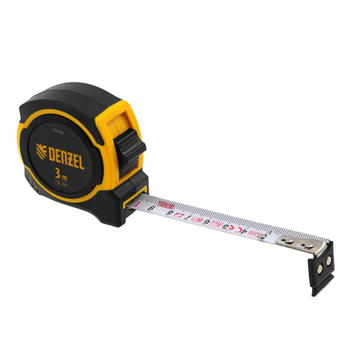 Рулетка 3м х 16мм, двухкомп. корпус, магнитный обрезиненный зацеп Denzel по ценам производителя в Екатеринбурге с доставкой по всей России