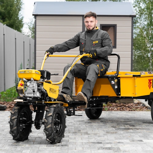 Мотоблок DPT-270S, 7 л.с., ремен.сцеп, фрез 3х4, ШОМ, передачи 2В/1Н Denzel по ценам производителя в Екатеринбурге с доставкой по всей России