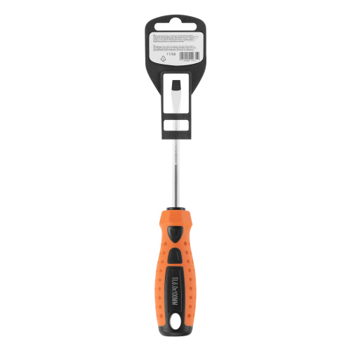 Отвертка "Point", SL6 х 100 мм, CS, двухкомпонентная рукоятка Sparta по ценам производителя в Екатеринбурге с доставкой по всей России