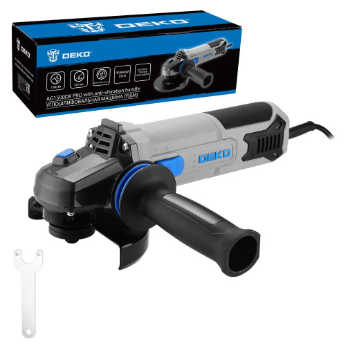 Углошлифовальная машина (УШМ) DEKO AG1500DK PRO, 125мм, 1500 Вт по ценам производителя в Екатеринбурге с доставкой по всей России