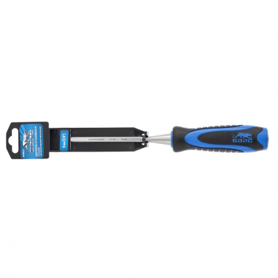 Долото-стамеска, плоская, 6 мм, двухкомпонентная рукоятка, металлический затыльник Барс по ценам производителя в Екатеринбурге с доставкой по всей России