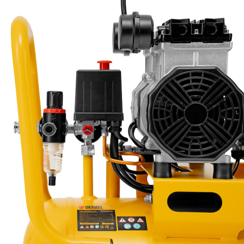 Компрессор безмасляный, малошумный DLS 2200/50, 2200 Вт, 2x1100, 50 л, 380 л/мин Denzel по ценам производителя в Екатеринбурге с доставкой по всей России