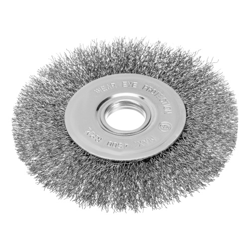 Щетка для УШМ, 125 мм, посадка 22.2 мм, плоская, витая проволока Сибртех по ценам производителя в Екатеринбурге с доставкой по всей России