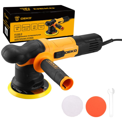 Шлифмашина полировальная орбитальная сетевая DEKO P1250-D, 125мм, 1250 Вт по ценам производителя в Екатеринбурге с доставкой по всей России