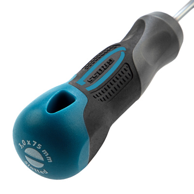 Отвертка SL3 x 75 мм, S2, трехкомпонентная рукоятка Gross по ценам производителя в Екатеринбурге с доставкой по всей России