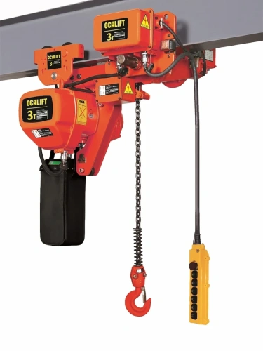 3т 12м УСВ таль цепная ТЭЦ OCALIFT 03-01LHD 380в передвижная двухскоростная купить в Москве с доставкой по всей России | ProtosMarket.ru