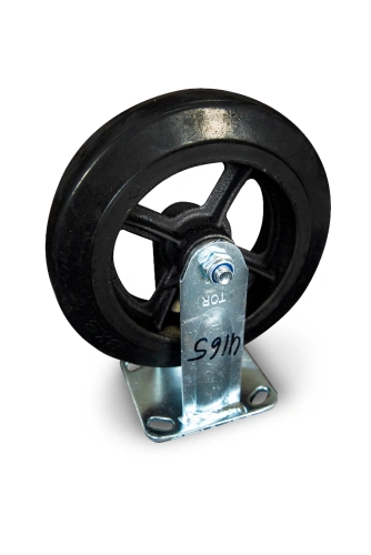 Колесо большегрузное неповоротное FCd 80 200 мм обрезиненное (N) по ценам производителя в Екатеринбурге с доставкой по всей России