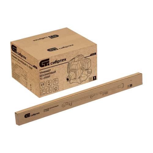 Триммер бензиновый ТС-2500Р, 43 см3, разъемная штанга, состоит из 2 частей Сибртех по ценам производителя в Екатеринбурге с доставкой по всей России