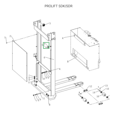 Датчик каретки вил для штабелеров SDR/SDK с FFL по ценам производителя в Екатеринбурге с доставкой по всей России