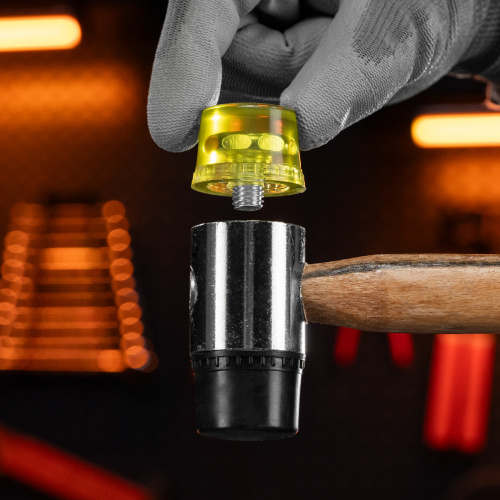 Молоток рихтовочный, бойки 35 мм, комбинированная головка, деревянная ручка Sparta по ценам производителя в Екатеринбурге с доставкой по всей России