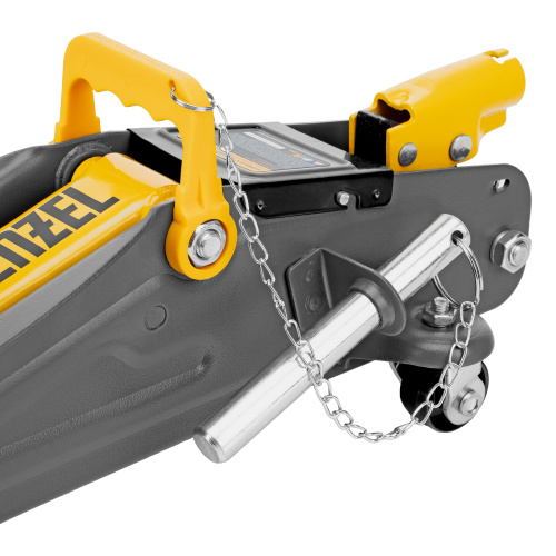 Домкрат гидравлический подкатной с фиксатором, 2 т, 130-330 мм, в кейсе Denzel по ценам производителя в Екатеринбурге с доставкой по всей России