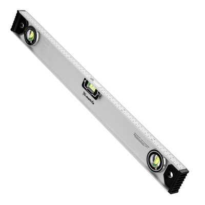 Уровень алюминиевый "Рельс", 600 мм, 3 глазка (1 поворотный) Matrix по ценам производителя в Екатеринбурге с доставкой по всей России