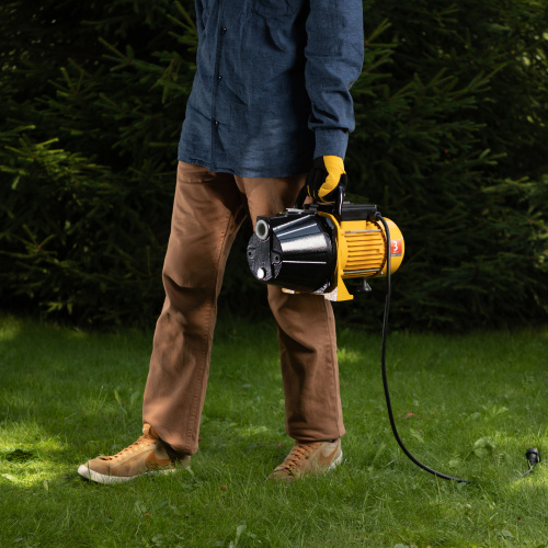 Садовый поверхностный насос GP1100C, 1100 Вт, 4500 л/ч, подъем 46 м, чугун Denzel по ценам производителя в Екатеринбурге с доставкой по всей России