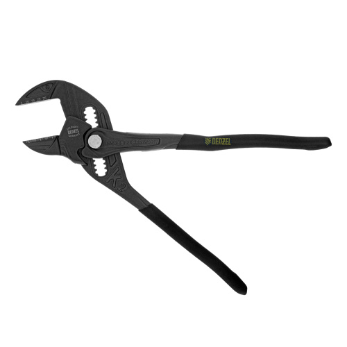 Клещи переставные, кнопочный механизм, обливные рукоятки, сантехнические, 250 мм Denzel по ценам производителя в Екатеринбурге с доставкой по всей России