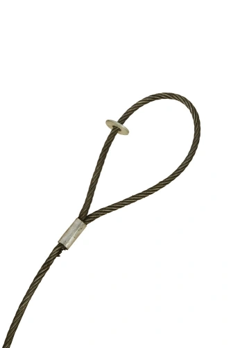 Строп канатный TOR УСК1 (СКП) г/п 0,8 т 1,0 м (опрессовка) по ценам производителя в Екатеринбурге с доставкой по всей России