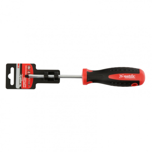 Отвертка Profi, SL6.5 х 100 мм, S2, двухкомпонентная рукоятка Matrix по ценам производителя в Екатеринбурге с доставкой по всей России