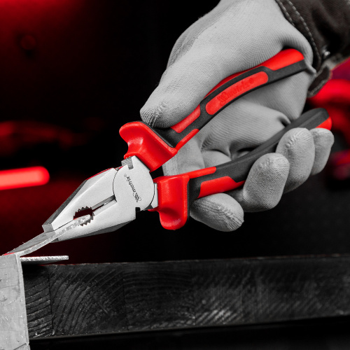 Плоскогубцы Nickel, никелированные 200 мм, двухкомпонентные рукоятки Matrix по ценам производителя в Екатеринбурге с доставкой по всей России