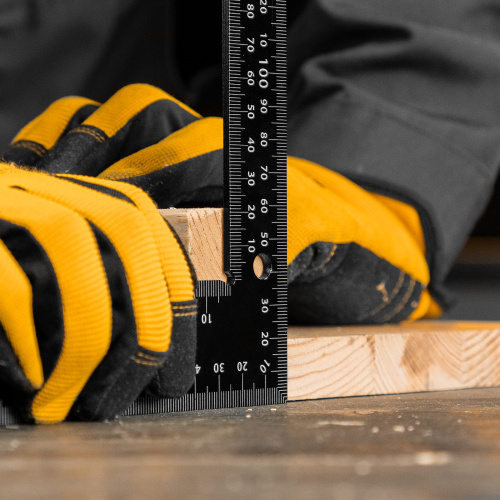 Угольник, 200 х 300 мм, алюминиевый, лазерная гравировка Denzel по ценам производителя в Екатеринбурге с доставкой по всей России